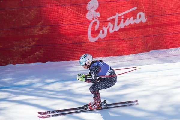 Verena Stuffer the fastest on the second training