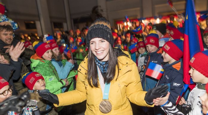 Bronze für Liechtenstein: Grosser Bahnhof für Tina Weirather