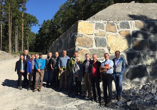 Rüfekommission besichtigt Quaderrüfe
