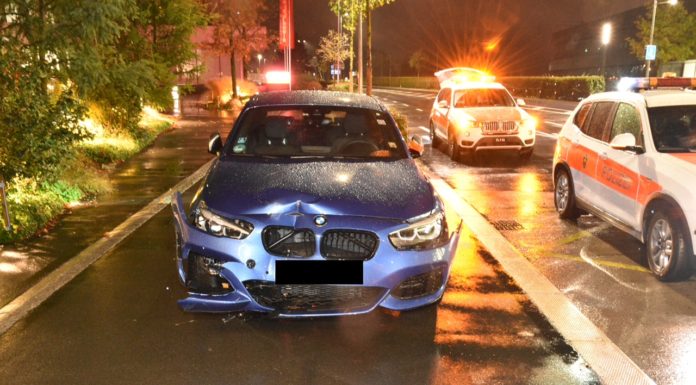 Zwei Selbstunfälle mit einer verletzten Person