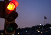 Lichtsignal beschädigt