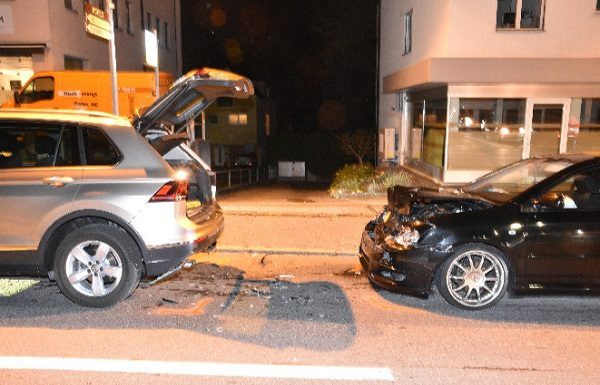 Trotz Vollbremsung hinten aufgefahren