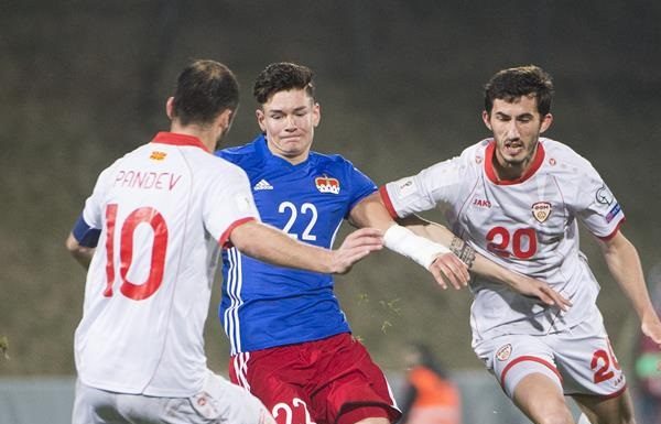 Yanik Frick im FCV-Trainingsbetrieb