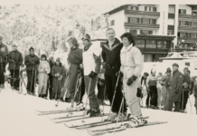 MALBUN 1983 Royaler Skiausflug: Erbprinz Hans- Adam und Erbprinzessin Marie besuchten im Januar 1983 gemeinsam mit Prinz Charles und Lady Diana aus Grossbritannien Malbun. Quelle: Medienhaus AG Vaduz/Amt für Kultur-Landesarchiv