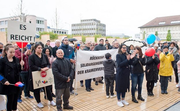 Vaduz: Zweite Demonstration gegen zu hohe Gesundheitskosten