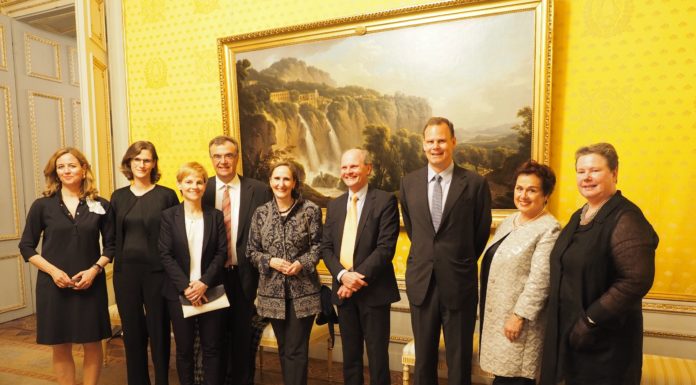 Empfang für die österreichische Kunstszene in Wien