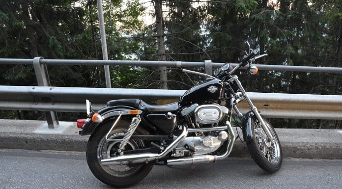 Selbstunfall mit Motorrad