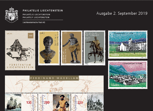 3. Briefmarkenausgabe 2019 der Philatelie