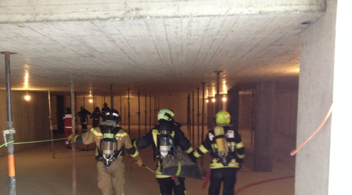 Feuerwehr-Weiterbildungskurs Atemschutz in Schaan