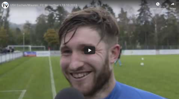 USV Eschen/Mauren : FC Winterthur II 19.10.2019