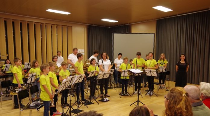Konzert zum Abschluss eines erfolgreichen Musiklagers