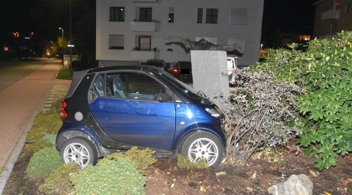 Kontrolle über Fahrzeug verloren