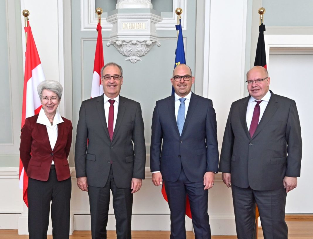 Treffen der Wirtschaftsminister von Deutschland, Österreich, de