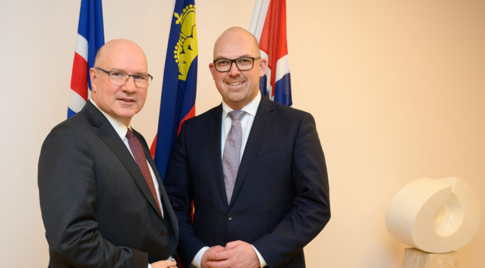 Regierungschef-Stellvertreter Daniel Risch in Luxemburg