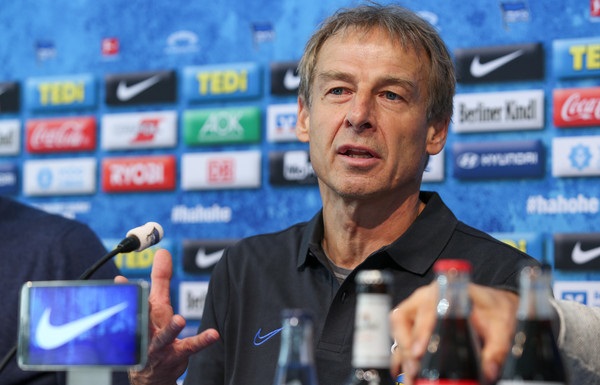 Pressekonferenz Hertha BSC vor Spiel gegen Dortmund