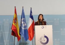 Umweltministerin Dominique Hasler an der Weltklimakonferenz in Madrid