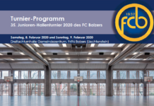 35. Junioren-Hallenturnier 2020 des FC Balzers