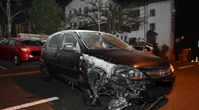 Ablenkung führt zu Kollision