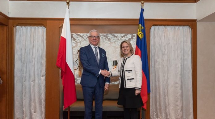 Polnischer Aussenminister zu Besuch in Liechtenstein