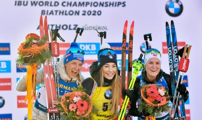 Biathlon-WM: Dorothea Wierer Weltmeisterin im Einzel