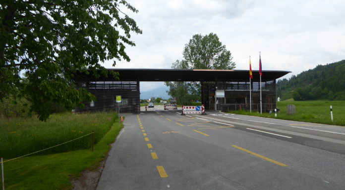 Nachtschliessung der Grenzübergänge Ruggell/FL und Kriessern/SG ab Dienstagabend