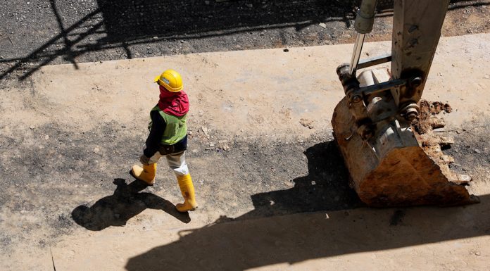 Arbeitsunfall auf Baustelle