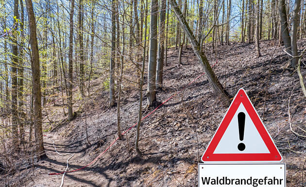 Warnung vor erheblicher Waldbrandgefahr