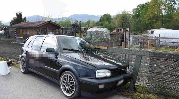 Altstätten: Selbstunfall in fahrunfähigem Zustand