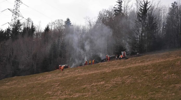 Goldingen: Feuerwehreinsatz wegen Böschungsbrand