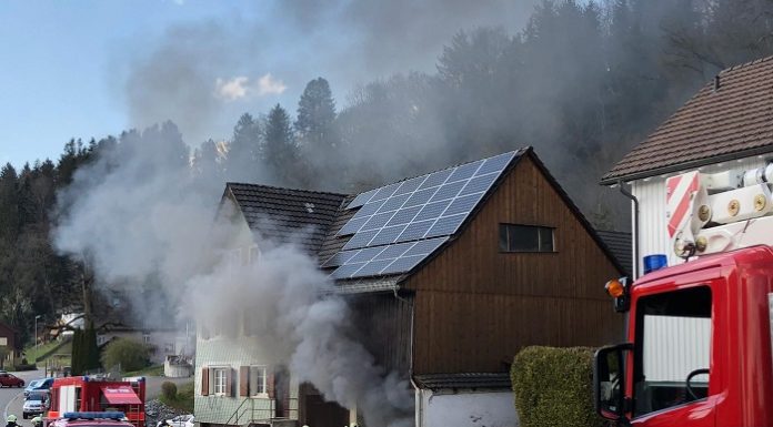 Oberbüren: Brand in Garage