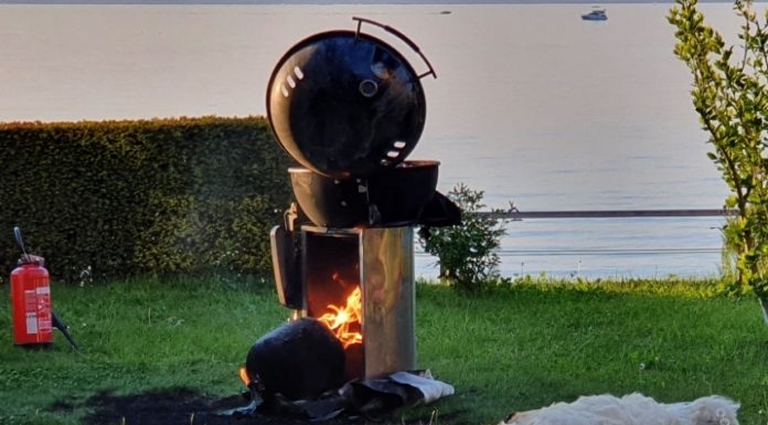 Staad: Gasflasche in Brand geraten