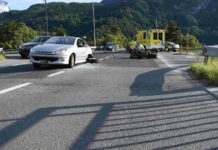 Bad Ragaz: Kollision Auto – Motorrad – Zeugenaufruf