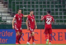 Bayern nur eine Halbzeit stark