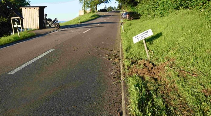 Rorschacherberg: Selbstunfall mit Motorrad