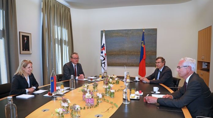 Aussenministerin Eggenberger empfing EFTA-Generalsekretär in Vaduz