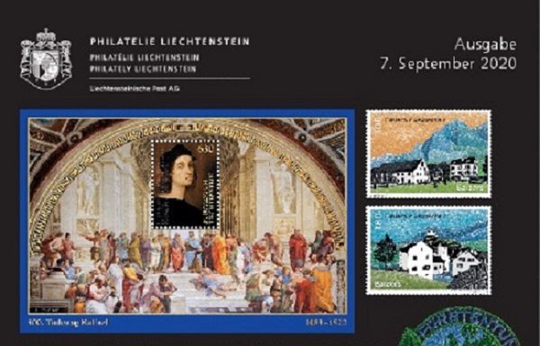 3. Briefmarkenausgabe zum 500. Todestag von Raffael