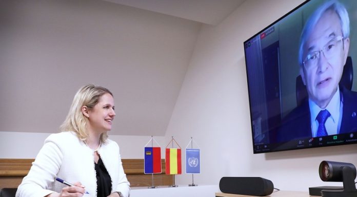 Regierungsrätin Katrin Eggenberger am International Justice Day