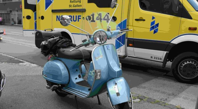 Balgach: Bei Bremsmanöver gestürzt