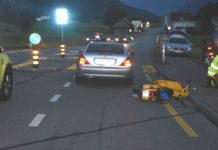 Maseltrangen: Auffahrunfall – Rollerfahrer leicht verletzt