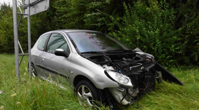 Steinach: Fahrunfähig auf Autobahn verunfallt