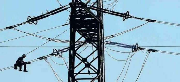 Hochspannungsleitung in Balzers