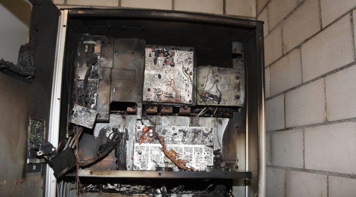 Brand in Technikraum