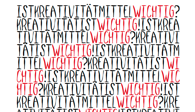 Ist Kreativität mittelwichtig?