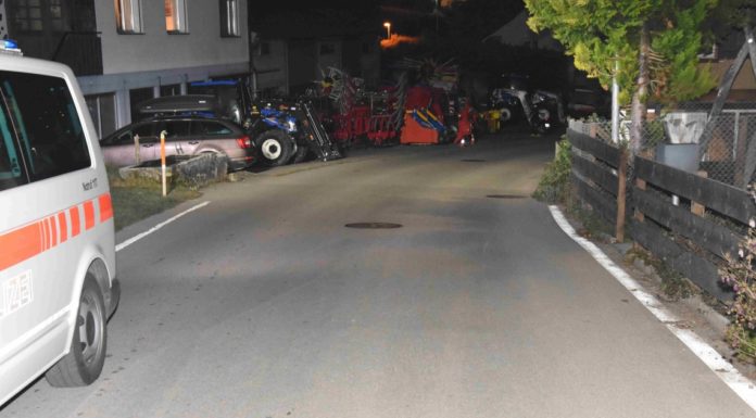 Degersheim: Selbstunfall mit Roller – leicht verletzt