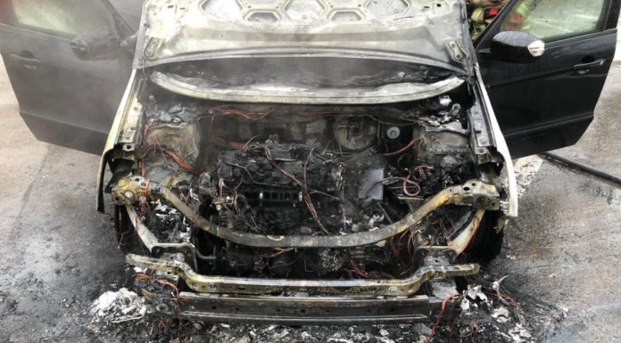 Goldach: Fahrzeugbrand