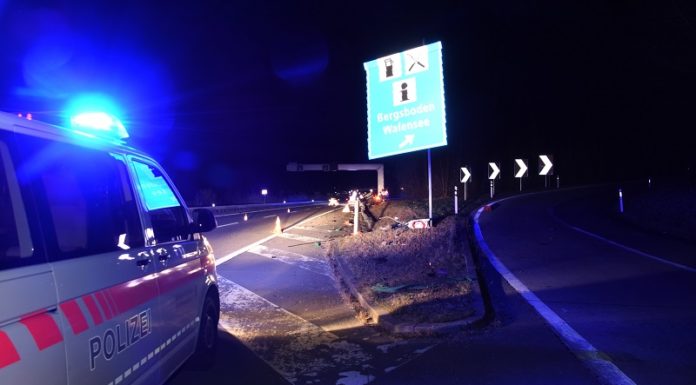 Selbstunfall unter Alkoholeinfluss