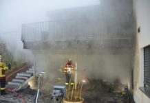 Marbach: Sauna in Brand geraten