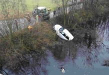 Zuzwil: Auto fährt in Fluss
