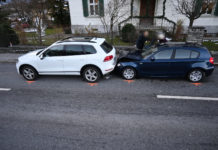 Sachschaden bei Auffahrkollision