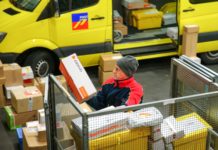 Paketzustellung am 8. Dezember 2020